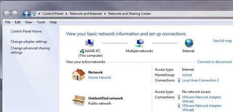 Windows 7 Public Network