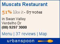 Muscats Restaurant on Urbanspoon