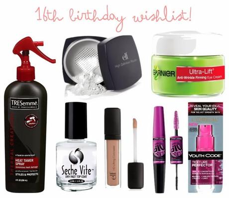 16th Birthday Wishlist!