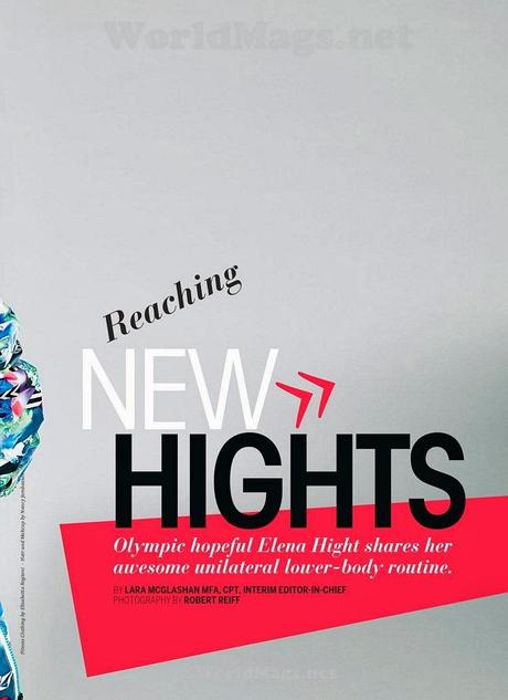 Elena Hight - Oxygen Magazine February 2014