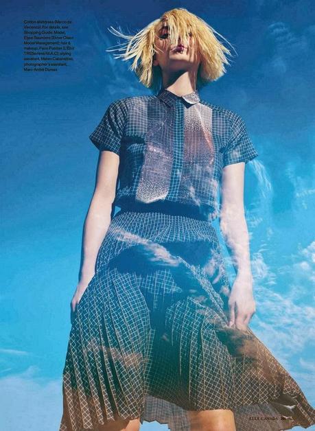 Elyse Saunders - Elle Magazine Canada March 2014