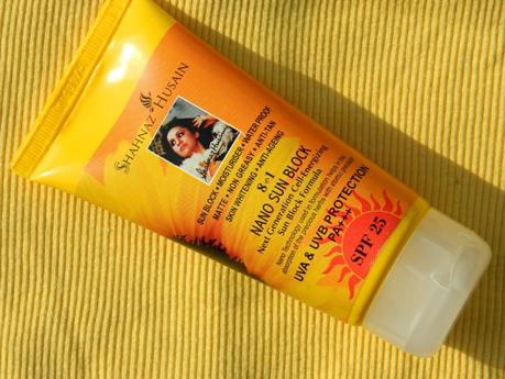 Shahnaz Husain 8 in 1 Nano Sun Block Review