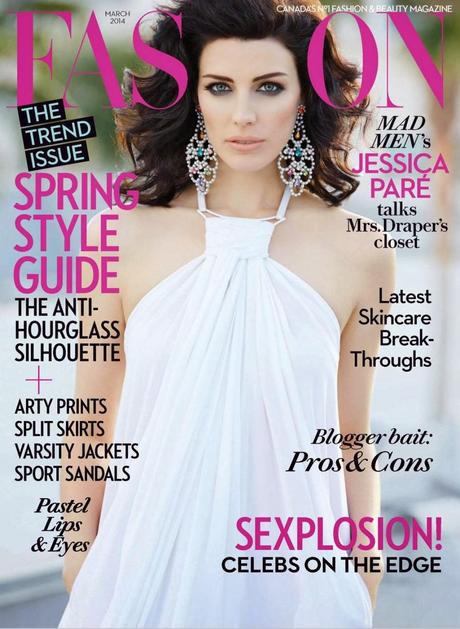 Jessica Paré for Fashion Magazine Canada March 2014