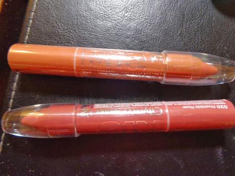 Drugstore Haul:New lip crayons from NYC& Rimmel, New Essence Collection and Marcelle..