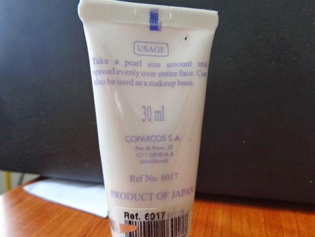 A perfect waste of money.. Review and Swatches: Chambor White UV Protector