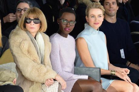 Lupita-Nyongo-Sits-Front-Row-with-Anna-Wintour-at-Calvin-Kleins-2014-NYFW-Presentation-February-2014-BellaNaija-01