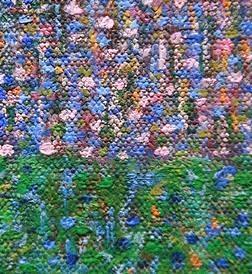 God is making a Pointillist painting