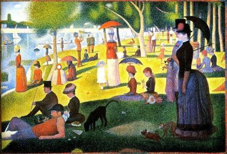 God is making a Pointillist painting