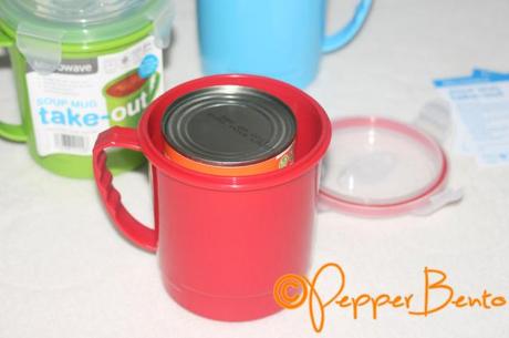 Microwave Soup Mug Take Out Tin