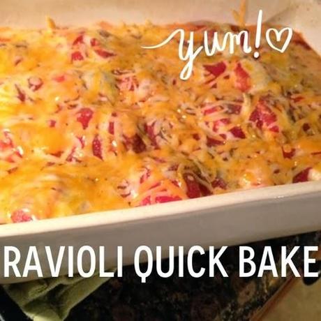 Quick Ravioli Bake