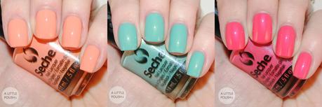 Seche Nail Lacquer - Perfectly Poised Collection Swatches & Review