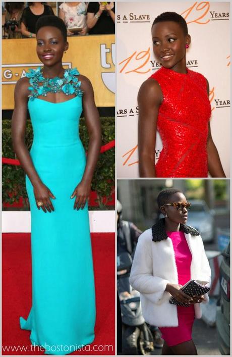 Lupito Nyong'o Red Carpet Style, Lupita Nyong'O Miu Miu, Lupita Nyong'O SAG awards