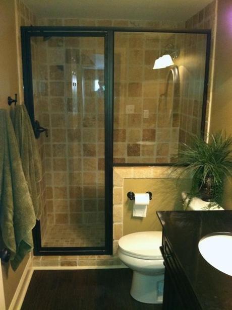 How to make a small bathroom feel bigger - Glass Shower Door