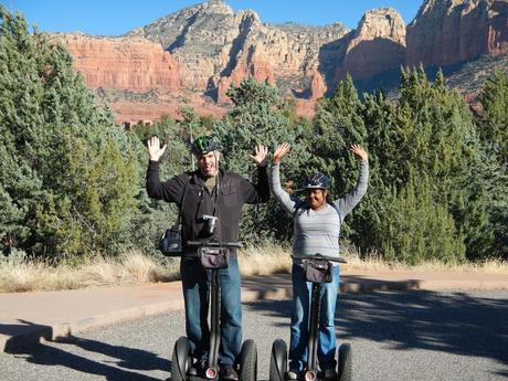 Segway Tour of Sedona, AZ – Not Just for Billionaires and Old Folks hands free on segway