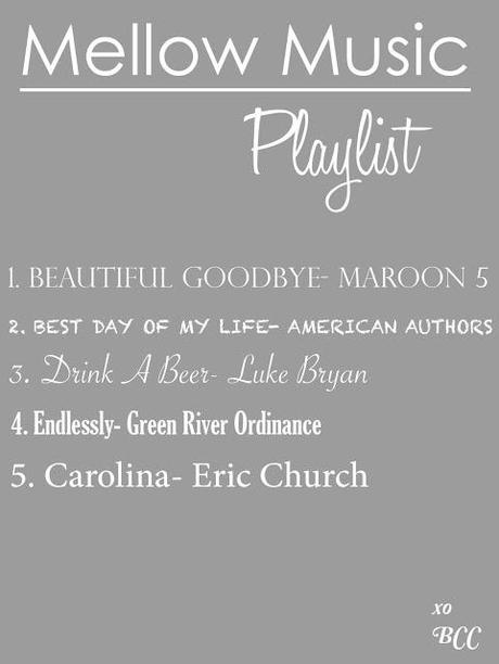 {Playlist For The Week: Mellow Music}