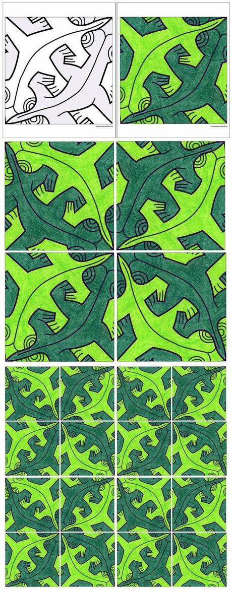 Escher Mural, Free Page Download