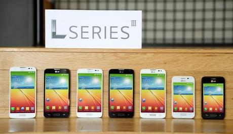 LG unveiled three low-end handsets.