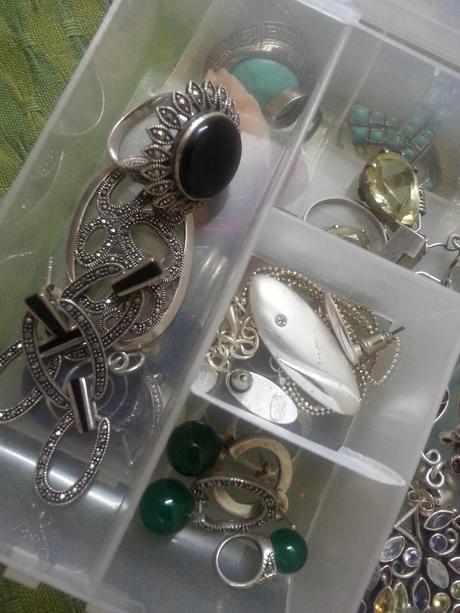 Organize your Junk Jewellery . Here is what I do.