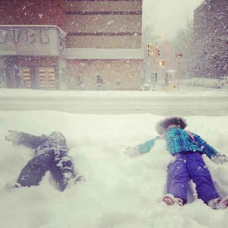 The eye of the storm snow_angel