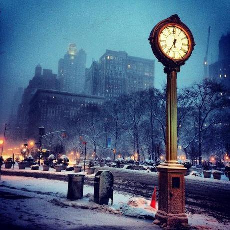 The eye of the storm flatiron_clock