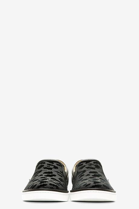 The Twenty-Four Hour Step:  Jimmy Choo Black Leopard Grove Slip-On Sneaker