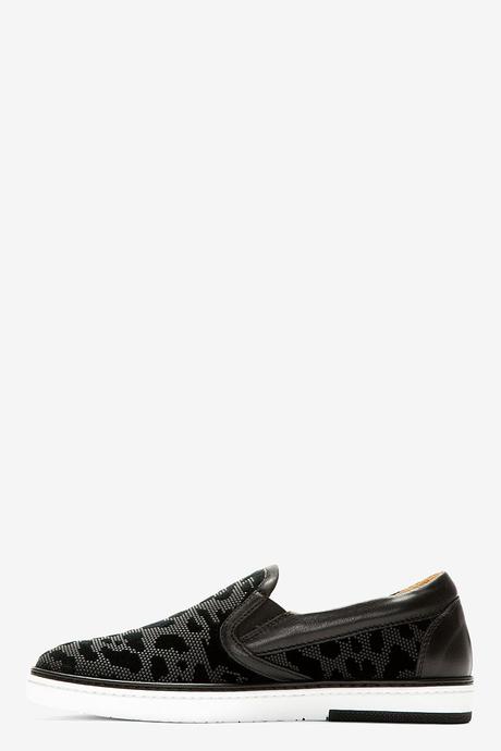 The Twenty-Four Hour Step:  Jimmy Choo Black Leopard Grove Slip-On Sneaker