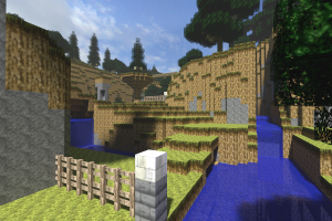 Hyrule from Ocarina of Time recreated in Minecraft