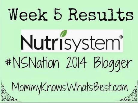 Week 5 on Nutrisystem | Results #NSNation #Spon