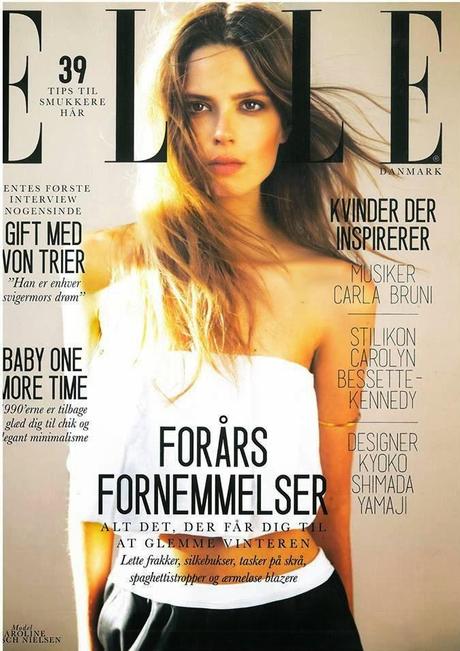 Caroline Brasch Nielsen - Elle Denmark February 2014