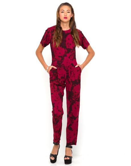 Motel Lilah Full Length Jumpsuit in Tonal Floral Maroon - See more at: http://www.motelrocks.com/products/Motel-Lilah-Full-Length-Jumpsuit-in-Tonal-Floral-Maroon.html#sthash.ArXlnLGW.dpuf