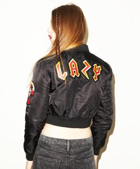 LAZY OAF: Head Banger Bomber Jacket