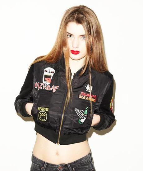 LAZY OAF: Head Banger Bomber Jacket