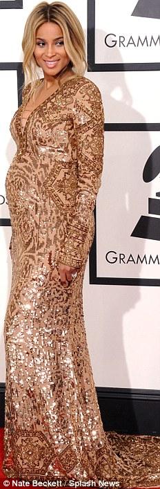 Ciara Grammy Awards 2014 Emilio Pucci Gown