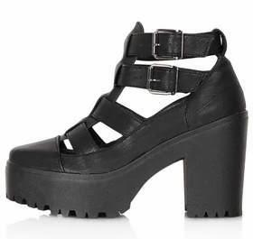 TOPSHOP ARCADE CUT OUT CHUNKY BOOTS
