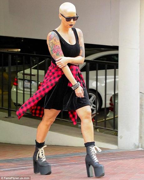 Amber Rose Platform UNIF Boots