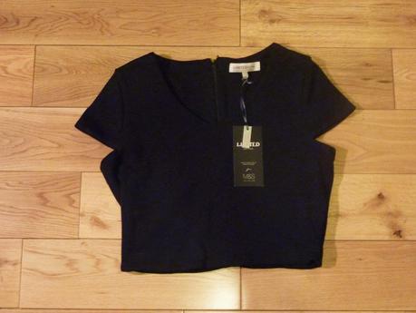 M&S Black Tailored Crop Top Sale