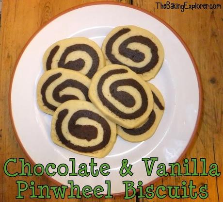 Chocolate & Vanilla Pinwheel Biscuits