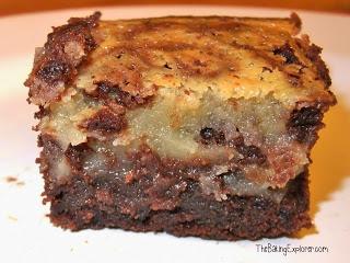 Chocolate & Marmalade Cheesecake Brownies