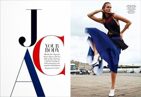 Monika Jac Jagaciak for Harper’s Bazaar Australia March 2014