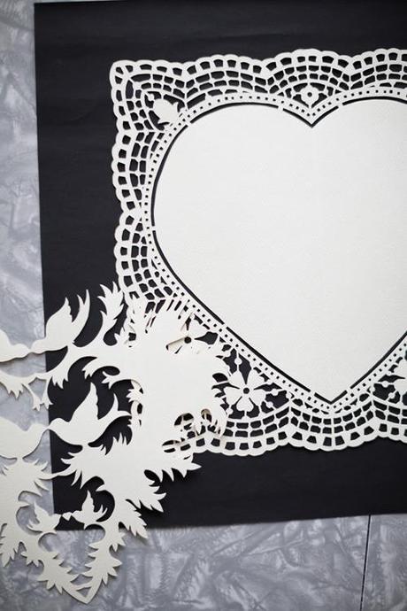 paper cut heart