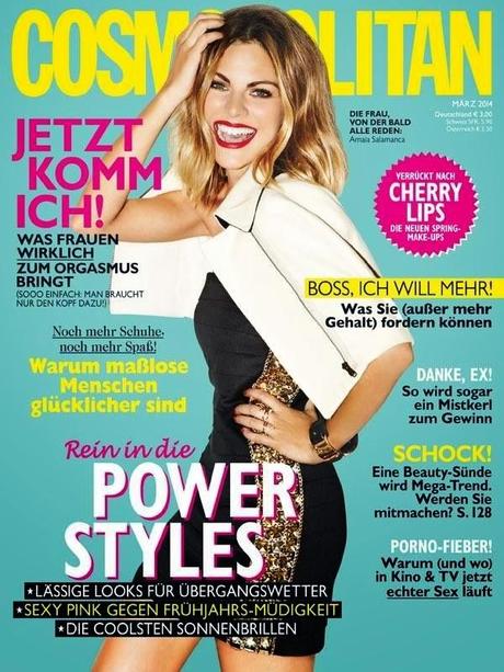 Amaia Salamanca - Cosmopolitan Magazine Germany March 2014