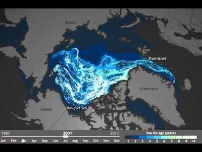 Time-Lapse Video Shows How Quickly Older Arctic Sea Ice Is Disappearing