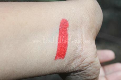 Lakme 9 to 5 Lipstick Red Coat Review