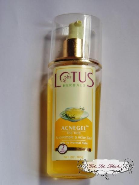 [Product Review] Lotus Herbals AcneGel-Tea Tree Anti Pimple And Acne Gel