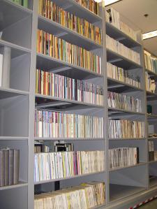 Pauling's personal collection of science fiction periodicals, as housed in the OSU Libraries Special Collections & Archives Research Center.