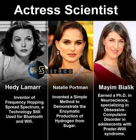 Hooray for beautiful and talented women who are also gifted intellects in the fields of science