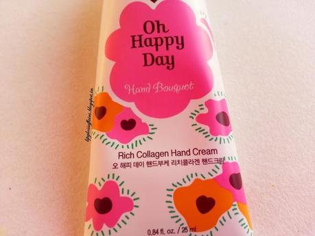 ♥ Review : Etude House Oh Happy Day Rich Collagen Hand Cream ♥