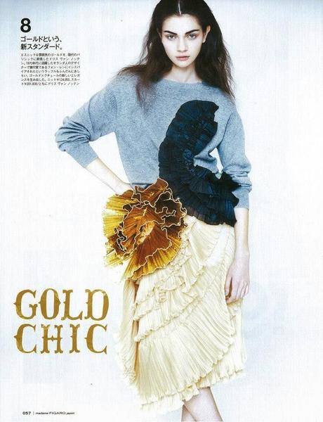 Antonina Vasylchenko for Madame Figaro Japan March 2014