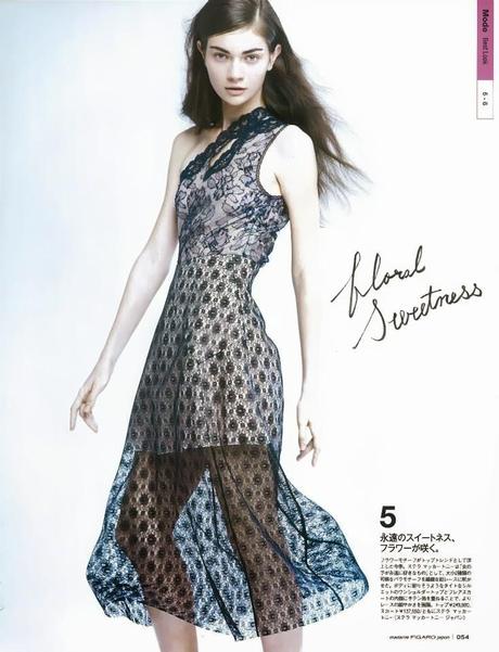 Antonina Vasylchenko for Madame Figaro Japan March 2014