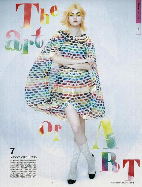 Antonina Vasylchenko for Madame Figaro Japan March 2014